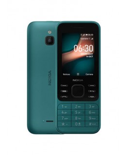 هاتف نوكيا 6300 ثنائي الشريحة بذاكرة رام سعة 512 ميجابايت ويدعم تقنية 4G LTE بلون أزرق سماوي